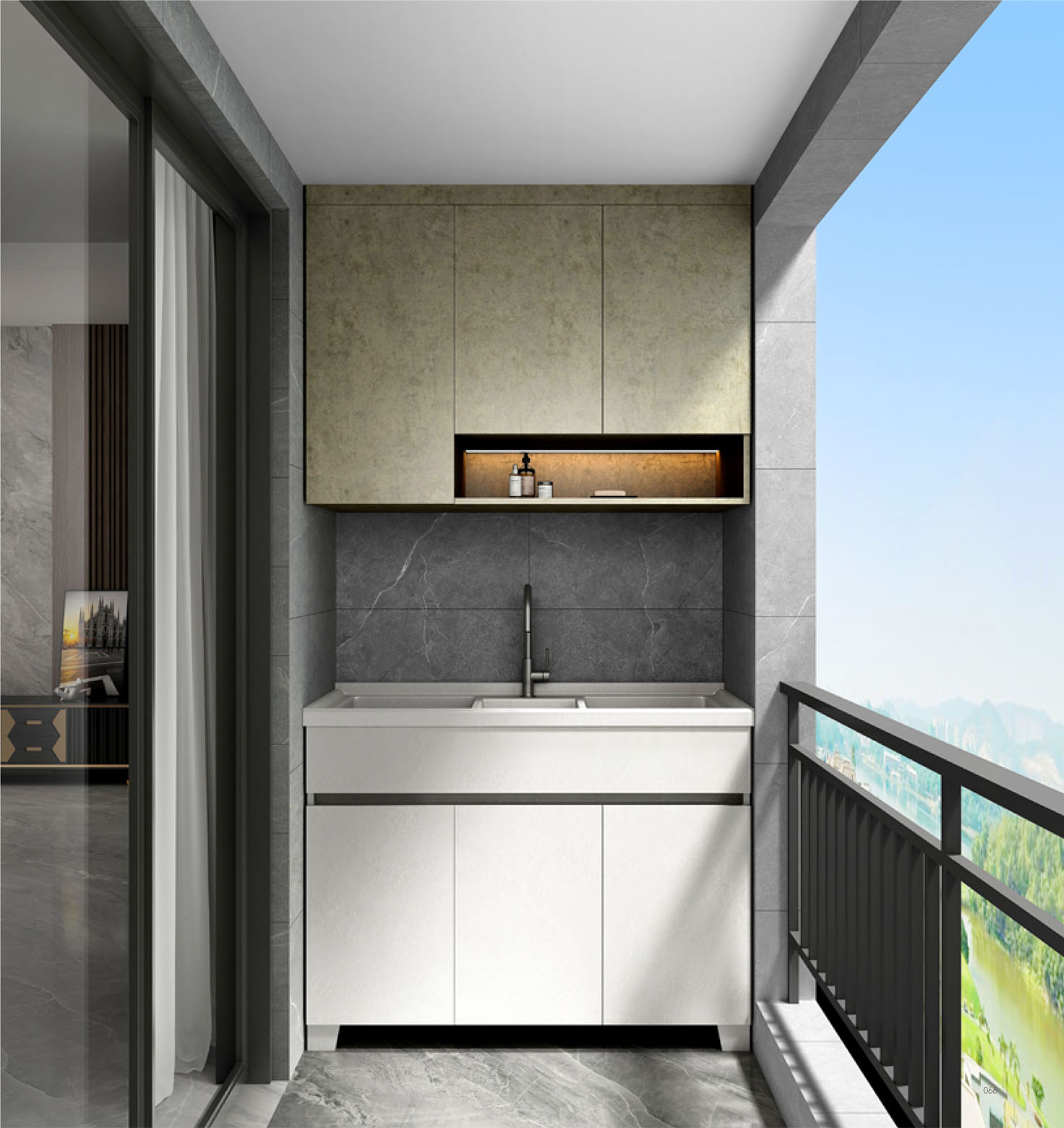 9012ZS双盆系列(玉石浅吹花)2